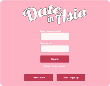 date in asia sign up